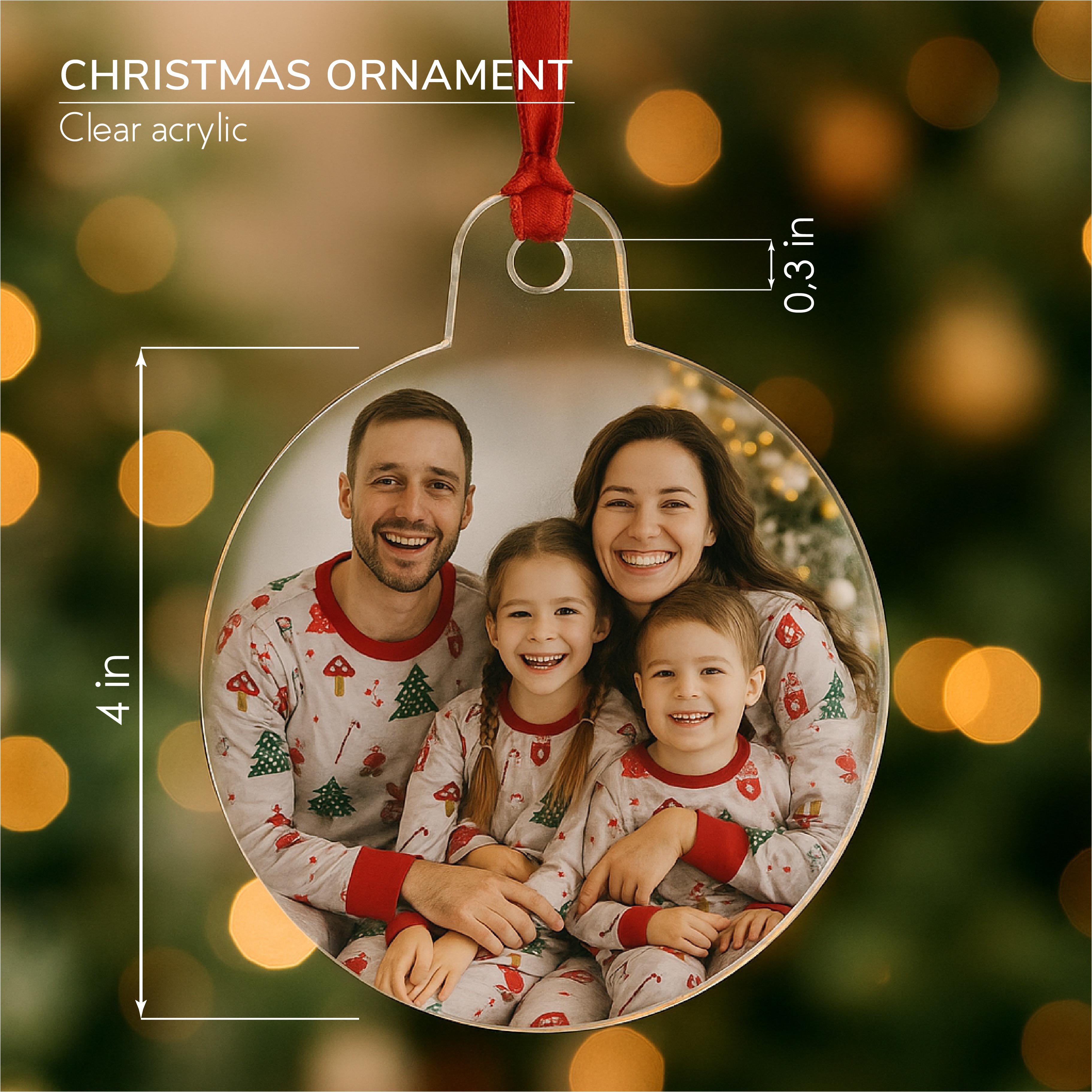 Your own christmas ornament (Set of 5)